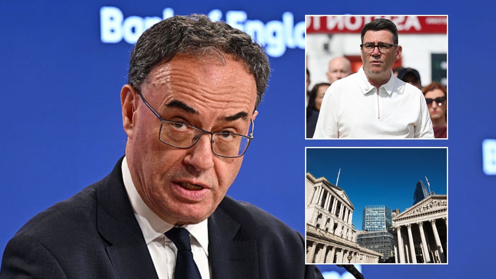 Bank of England boss issues stark warning to Andy Burnham ahead of Number 10
