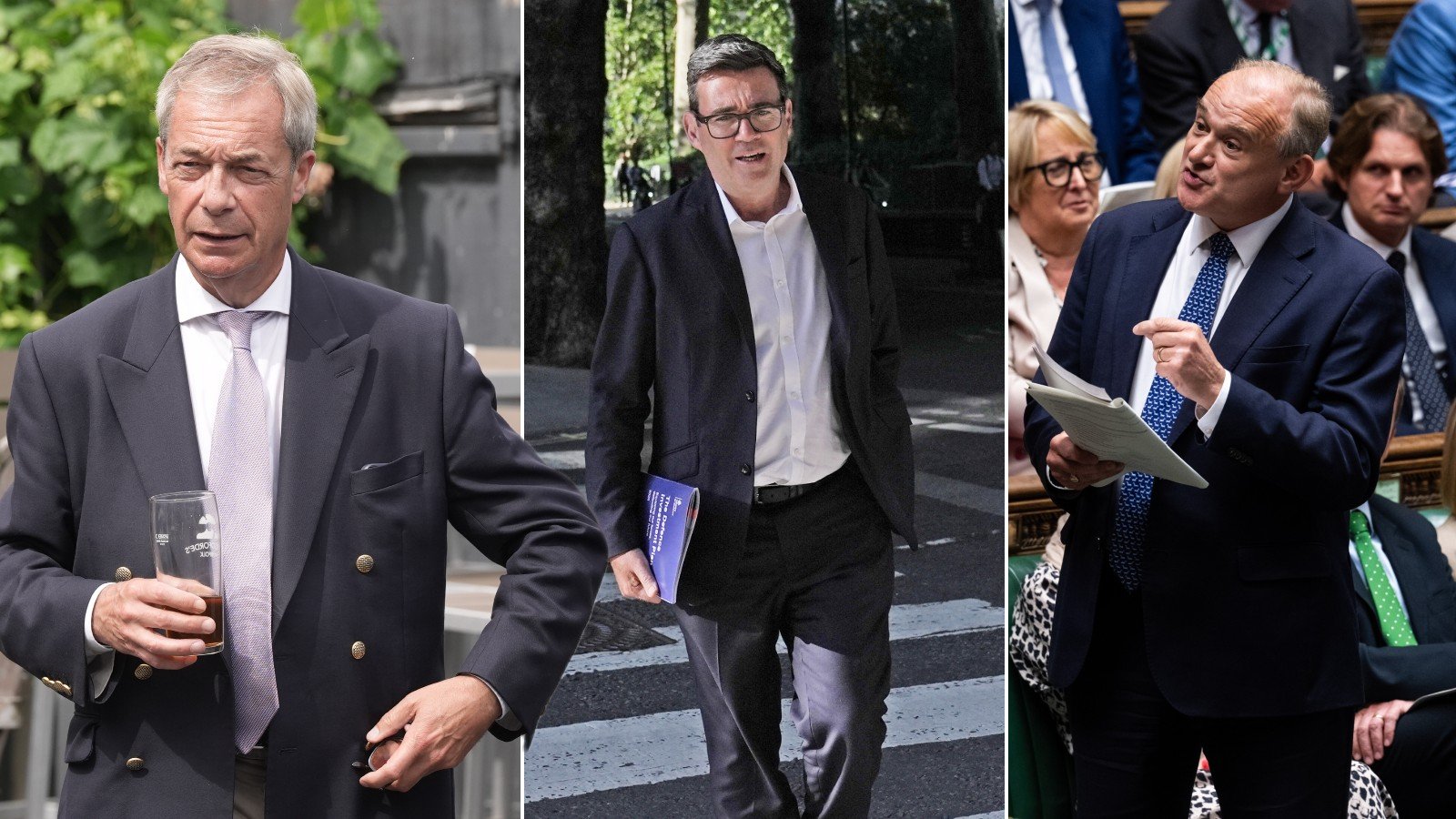 Andy Burnham urged to change British voting system in bid to lock Nigel Farage out of No10