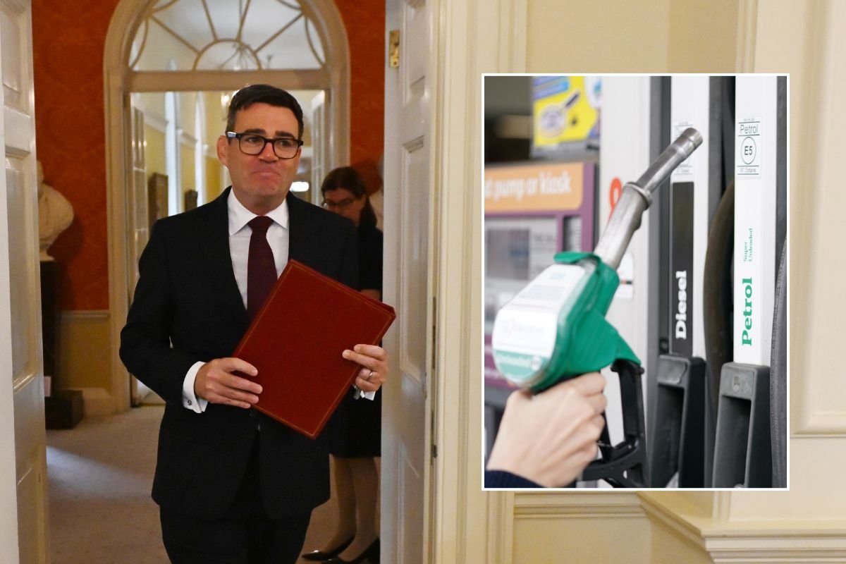 Andy Burnham urged to take 'emergency measures' to slash petrol and diesel prices for millions