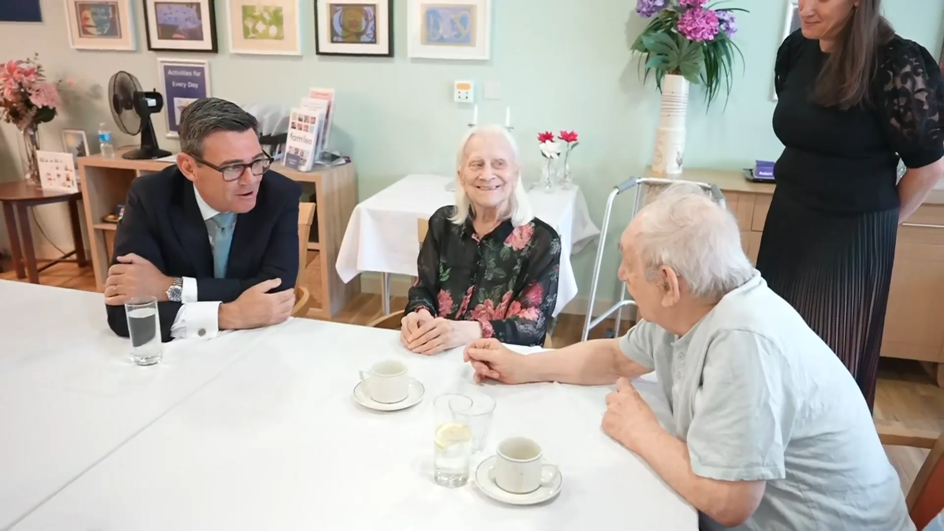 WATCH: Andy Burnham mistaken for local candidate by care home resident
