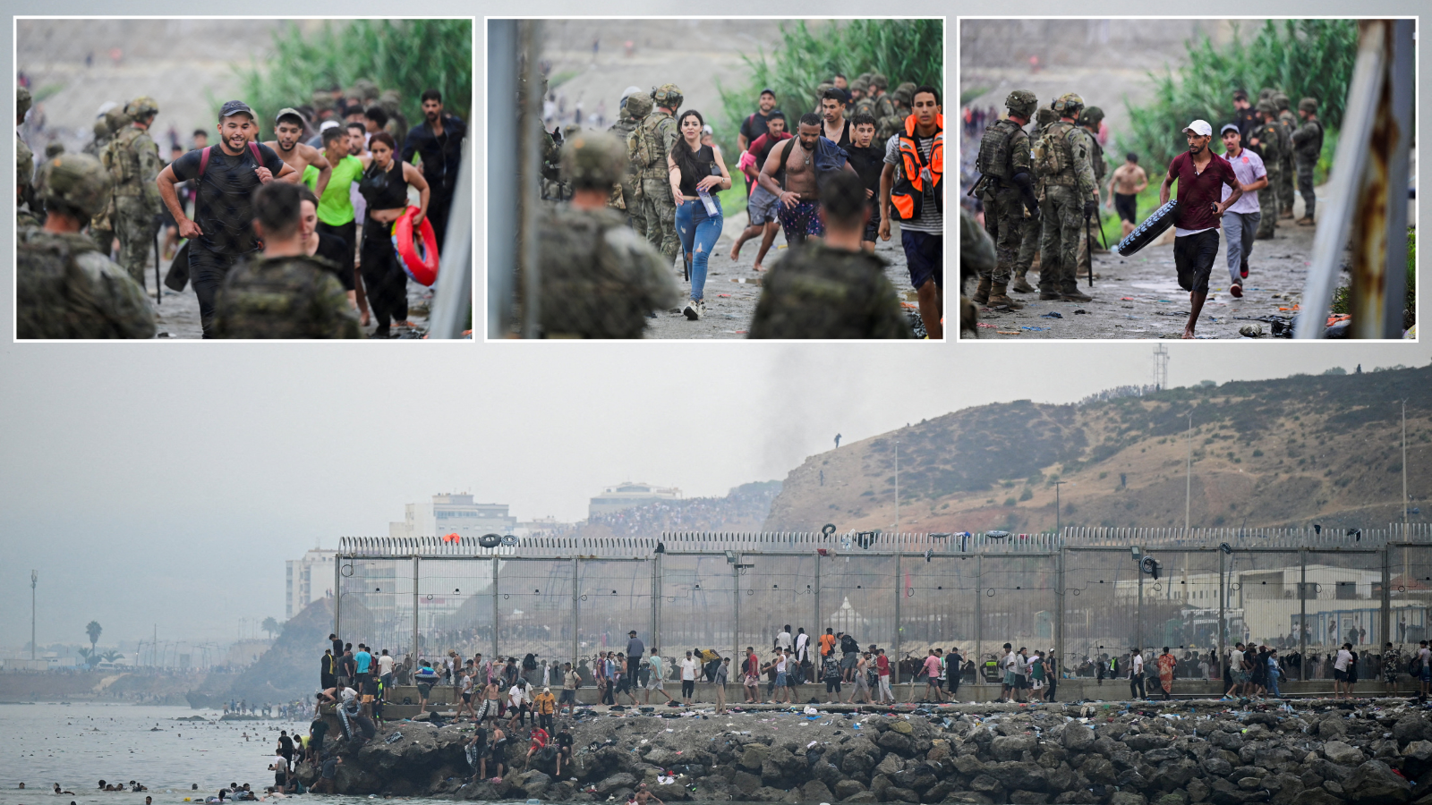 More than 60,000 migrants storm Spanish border as socialist PM Pedro Sanchez condemned over 'invasion'