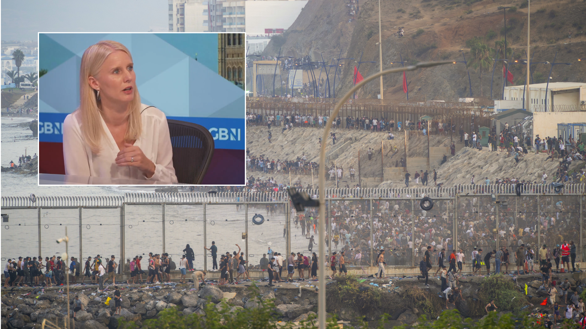 Tory MP refuses to call Ceuta crisis an ‘invasion’ after 60,000 migrants storm Spanish city