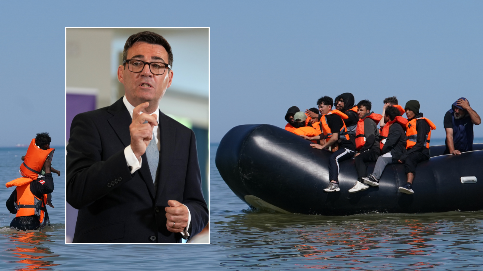 Andy Burnham’s first fortnight as PM plagued by 2,000 Channel migrant crossings despite crackdown