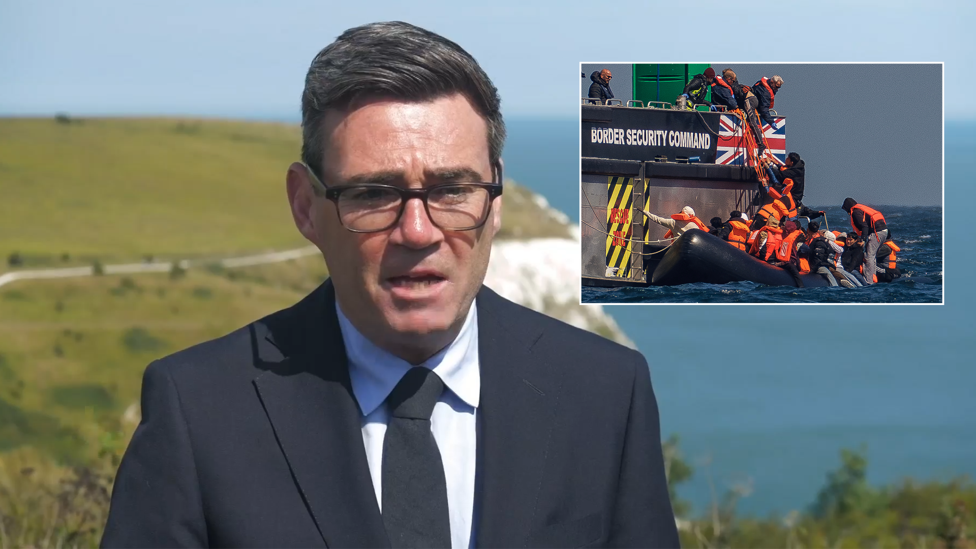 Andy Burnham vows to be ‘relentless’ in dealing with the small boats crisis as thousands cross in first weeks as PM