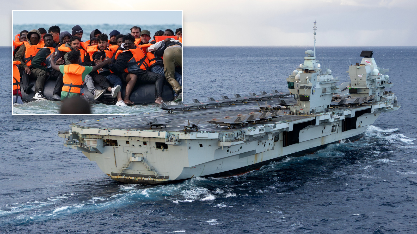 Reform UK vows to launch 'largest military operation since WW2' to end small boat crossings if party wins next general election