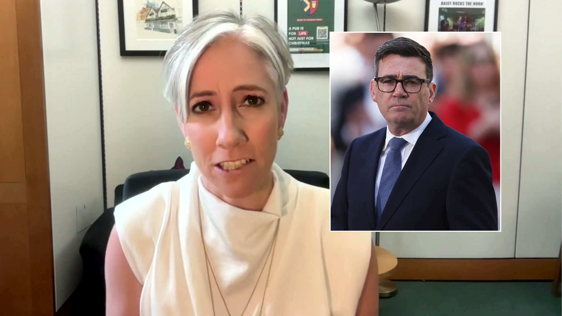 Lib Dem deputy leader shares ‘frustration’ as Andy Burnham dodges scrutiny while enjoying two-week holiday