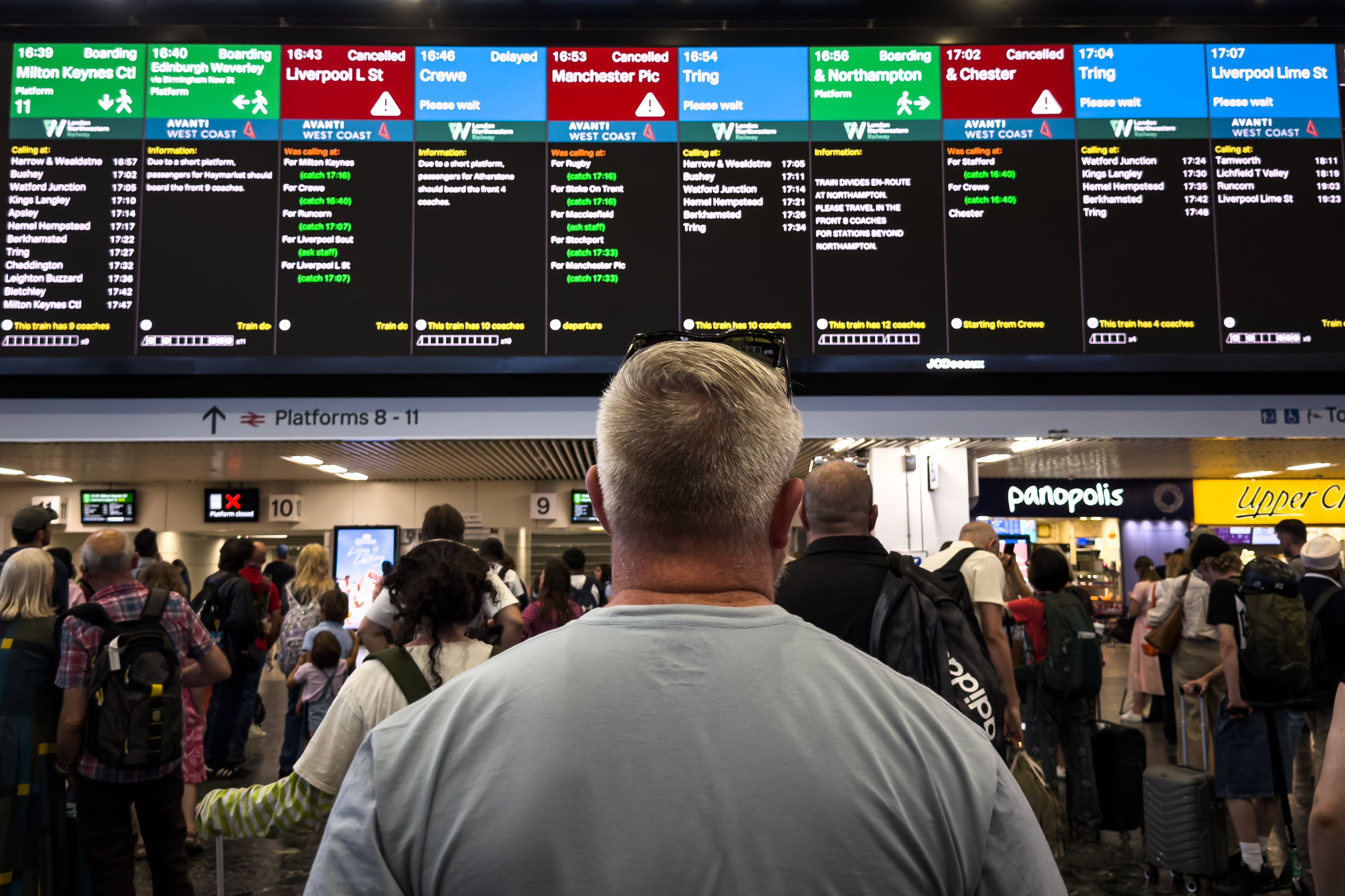 Power failures spark travel chaos as millions of Britons face 'major disruption'
