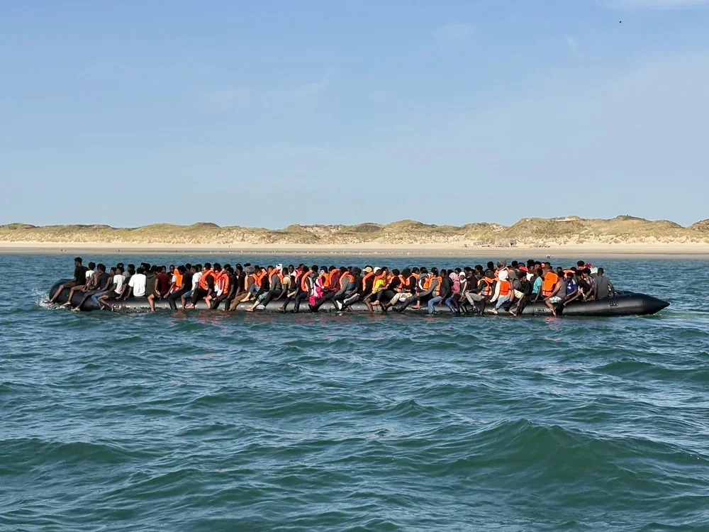 Number of migrants crammed onto Channel dinghies soars under Labour despite boat crossings fall