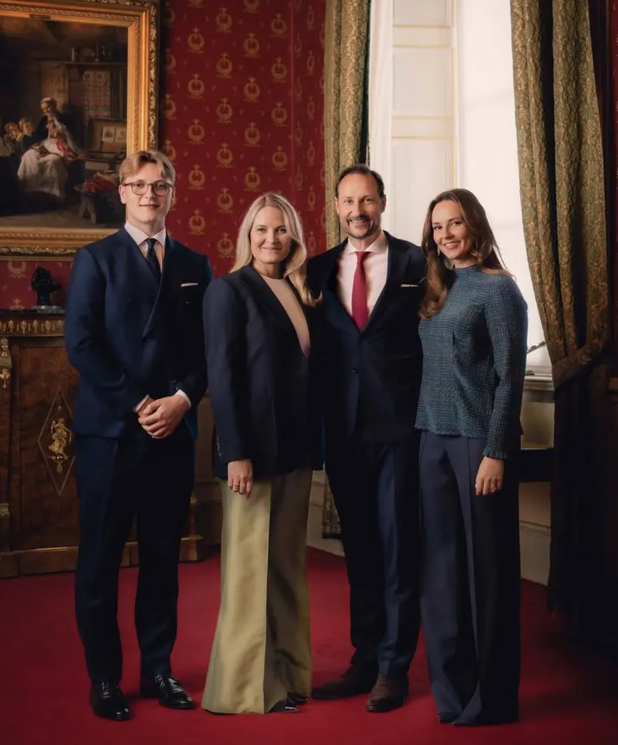Norway's Royal Family releases new portrait to mark Crown Princess Mette-Marit's birthday
