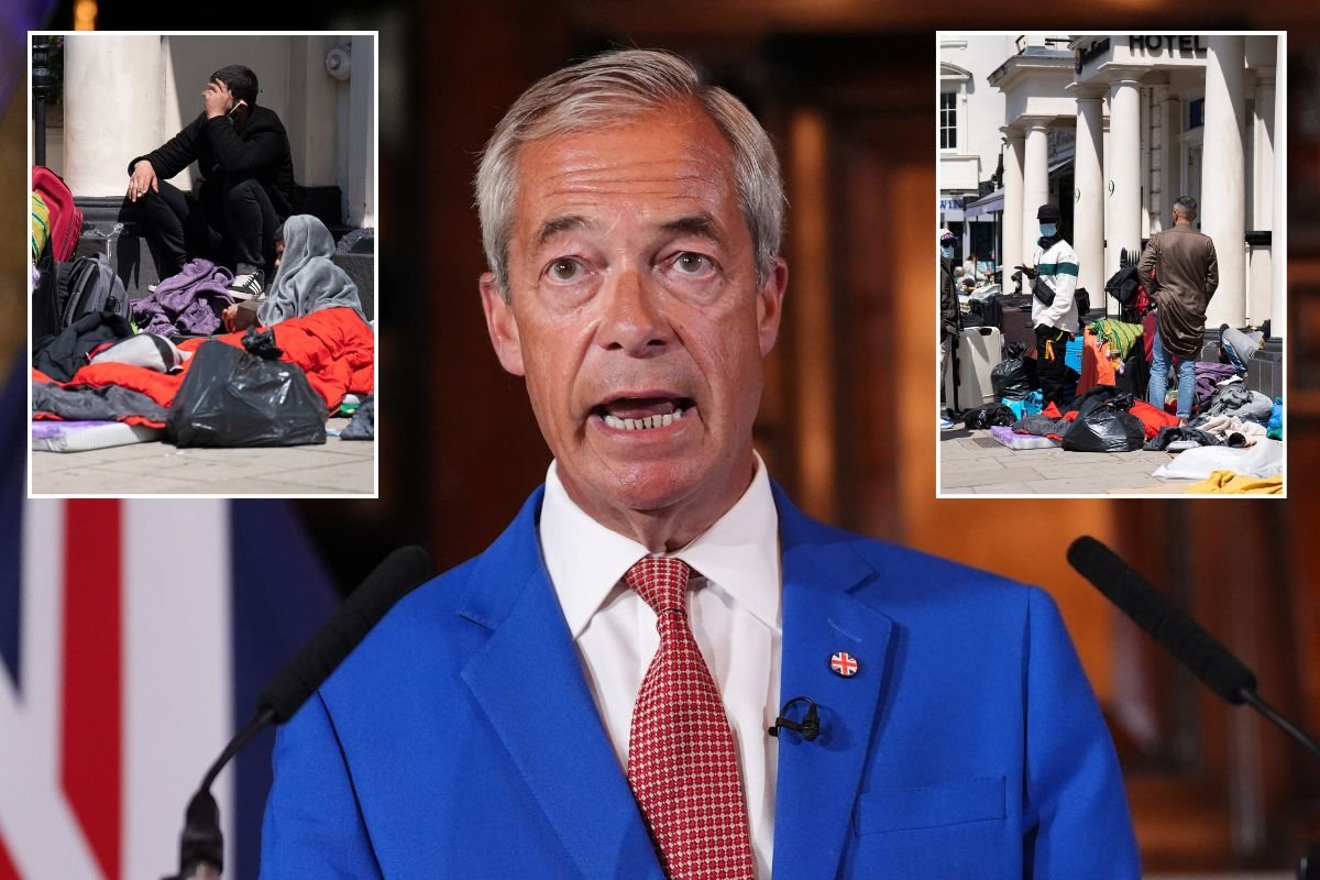 Nigel Farage says PM's rough-sleeping plan tells migrants 'everything is free if you come by boat'