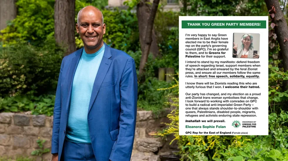 Green fury after transgender woman appointed to party's governing body as 'female representative'