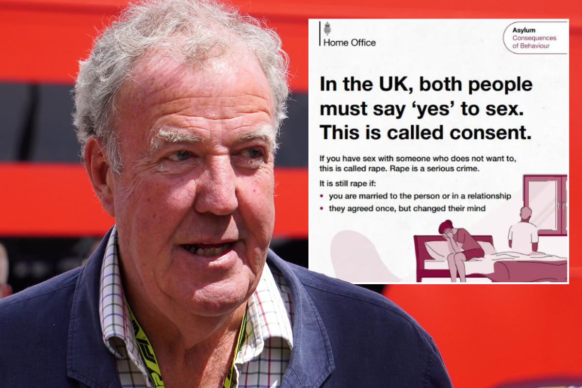 Jeremy Clarkson delivers damning verdict on Home Office's migrant 'consent guide' as he slams left-wing reaction
