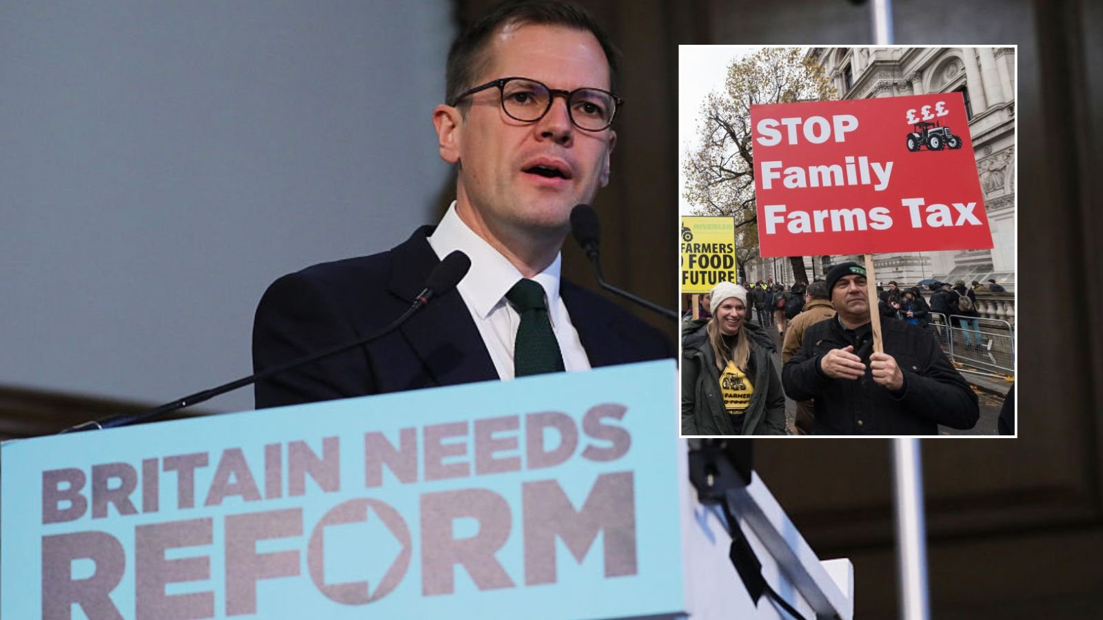 Reform UK vows to reverse Labour's inheritance tax raid on family farms and businesses