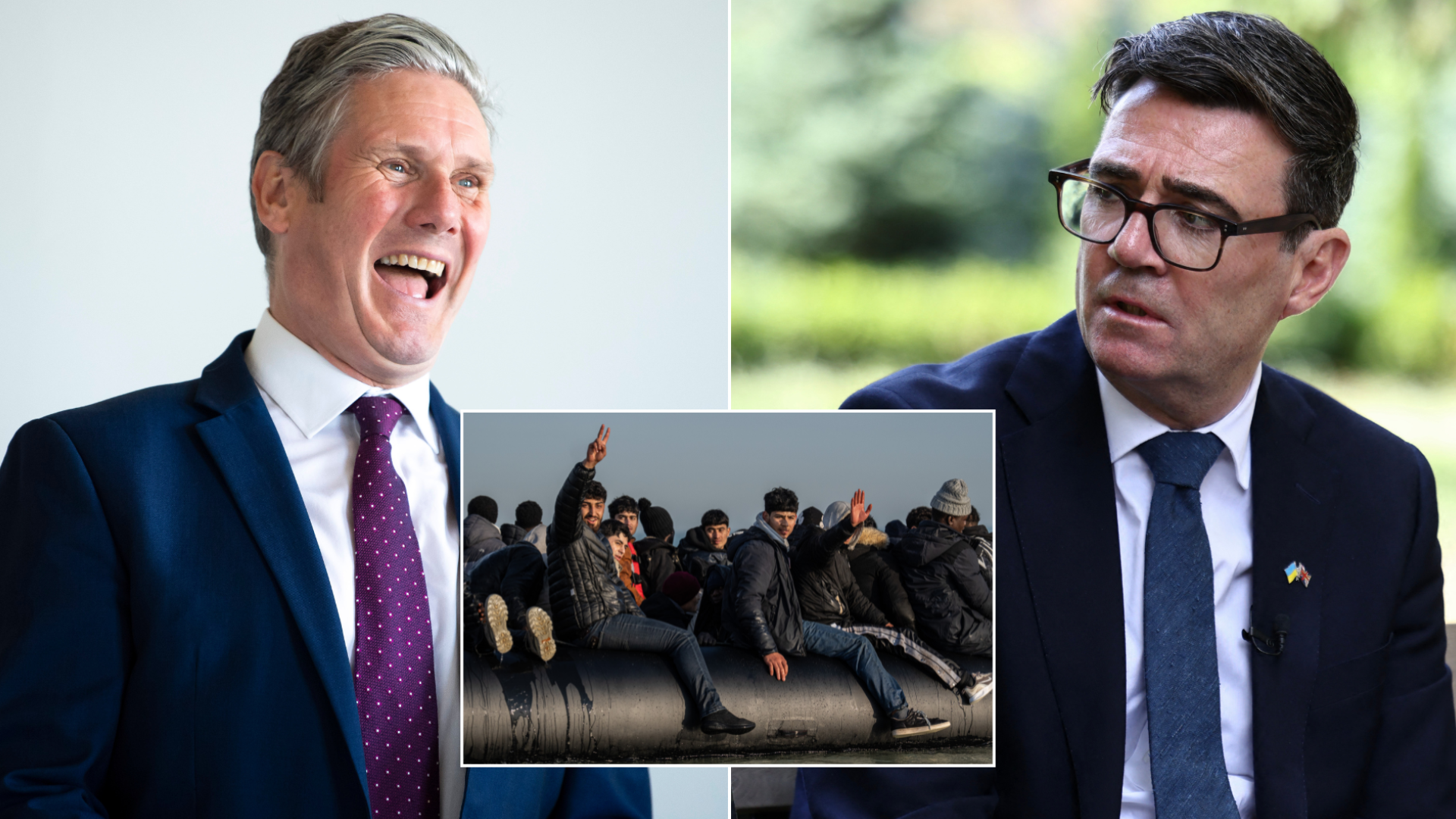 Keir Starmer’s migrant U-turns come back to haunt Andy Burnham as damning asylum stats corner PM