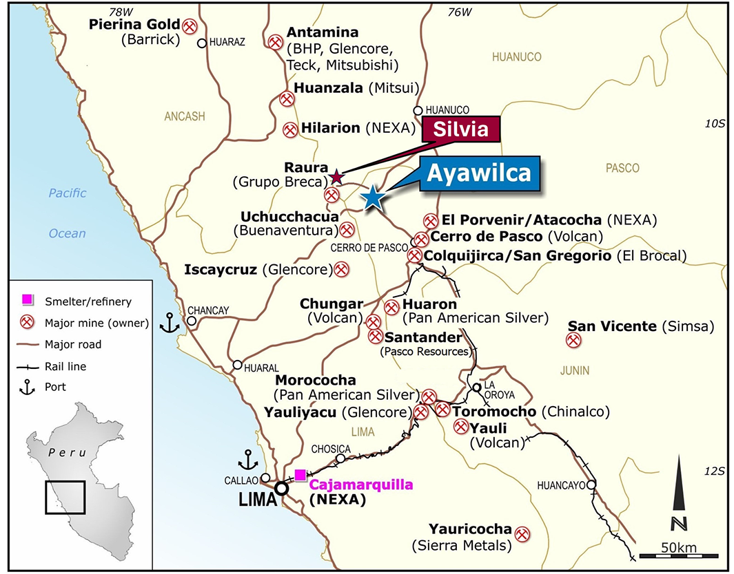 Tinka Resources project locations