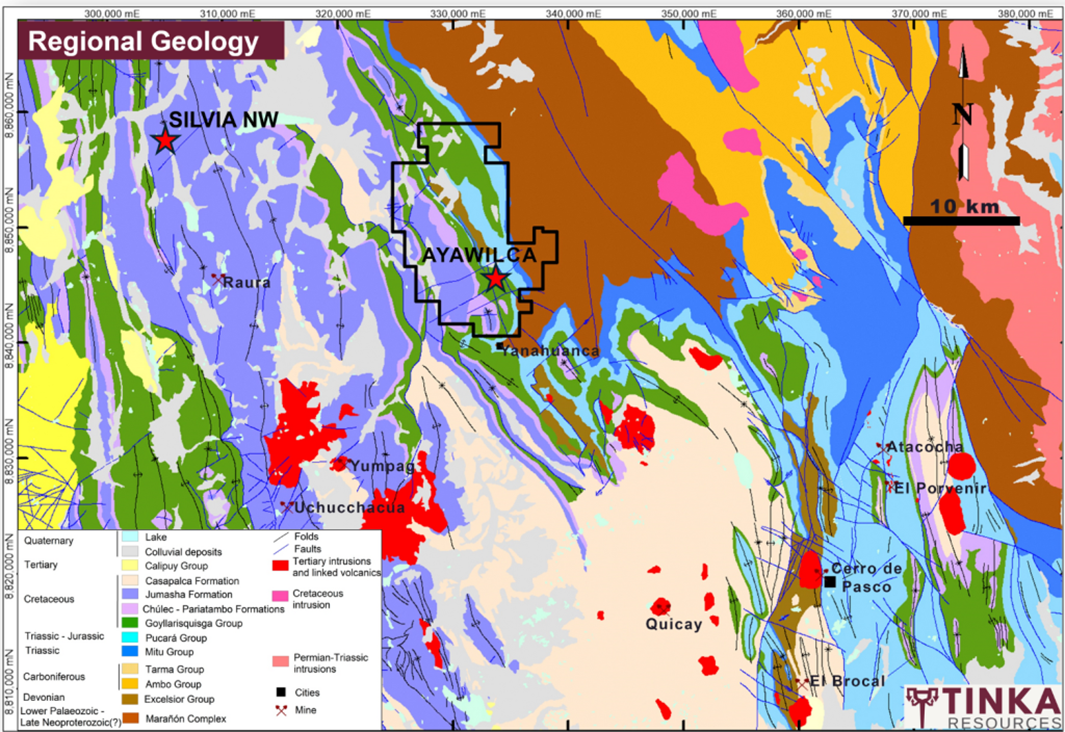 Tinka Resources Ayawilca Zinc-Silver-Tin Project