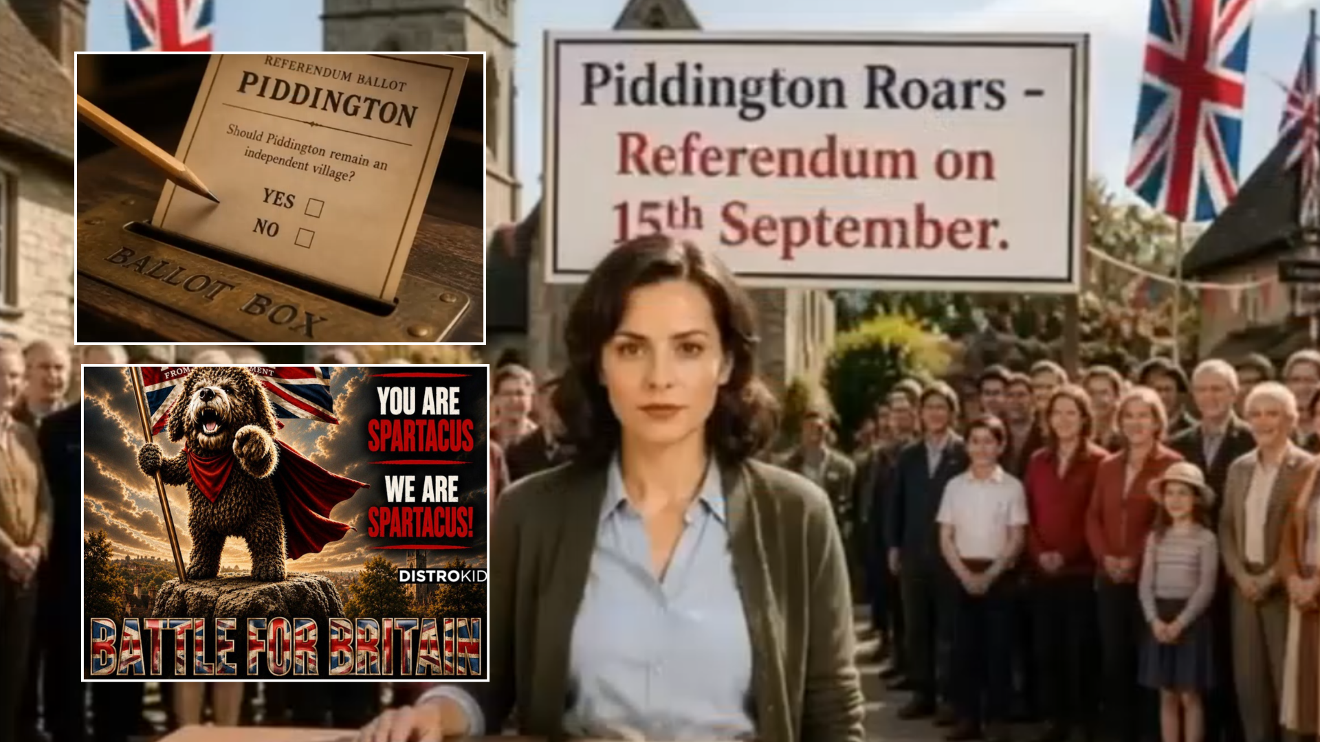 Piddington turns protest against asylum accommodation into 'Battle for Britain' anthem as village prepares for referendum
