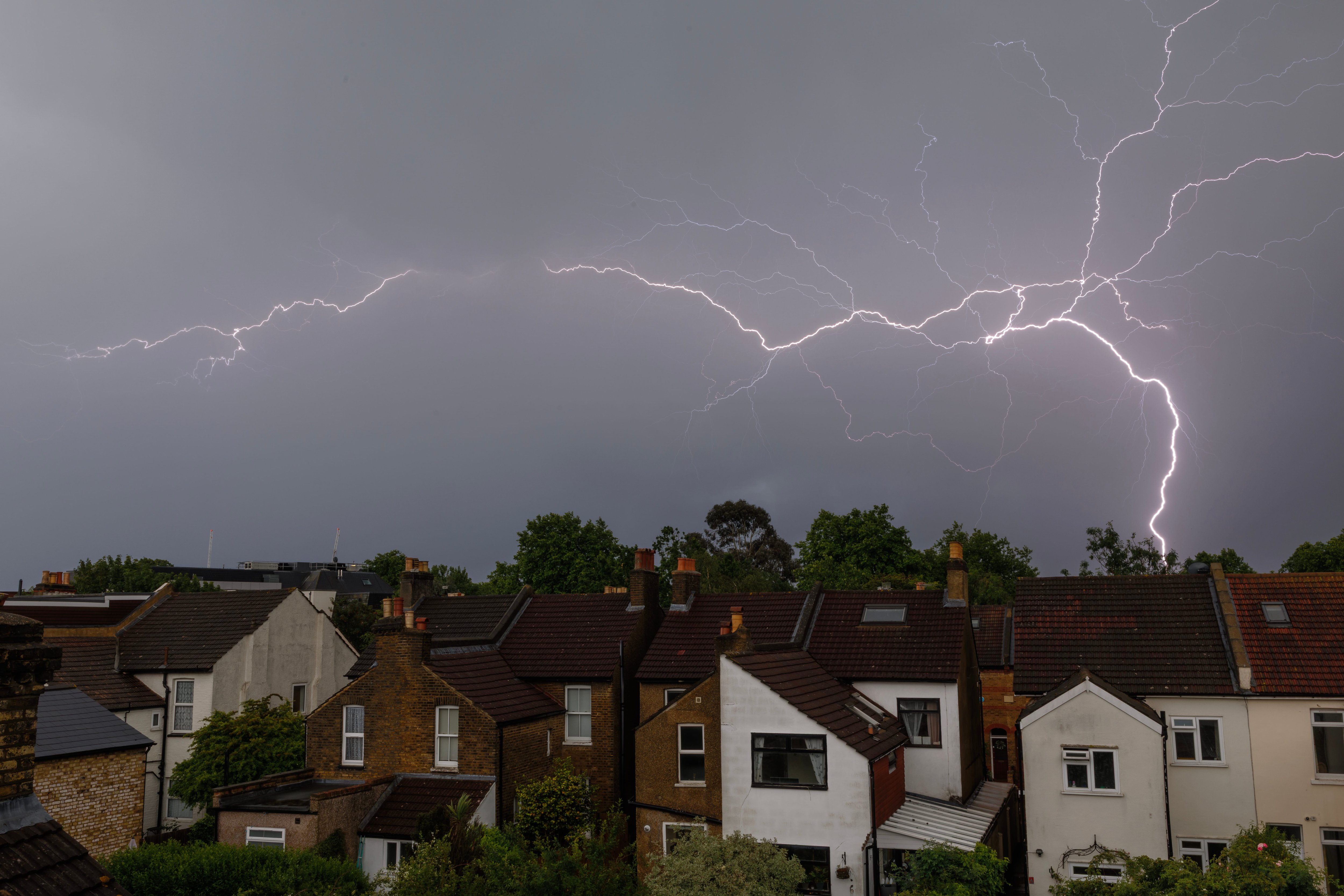 UK weather: Met Office issues yellow thunderstorm warnings for ALL four home nations as Britons brace for mega deluge