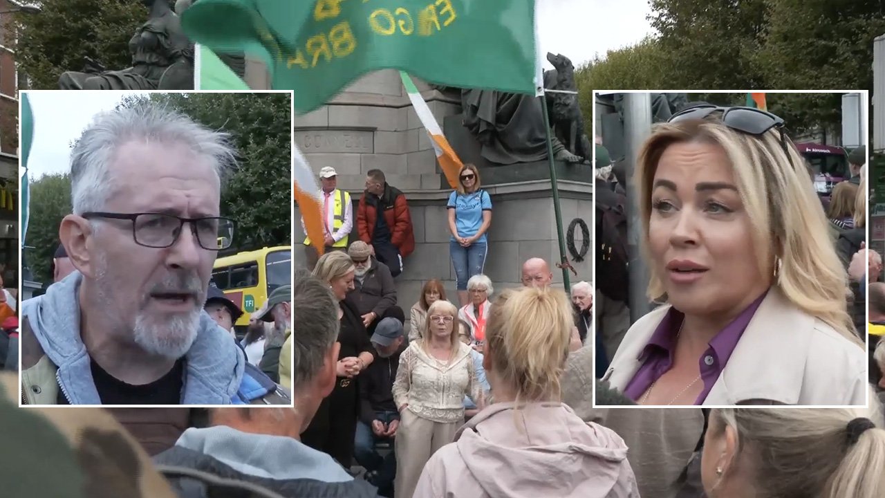Dublin protesters take to the streets against 'dangerous' Government: 'So out of touch!'