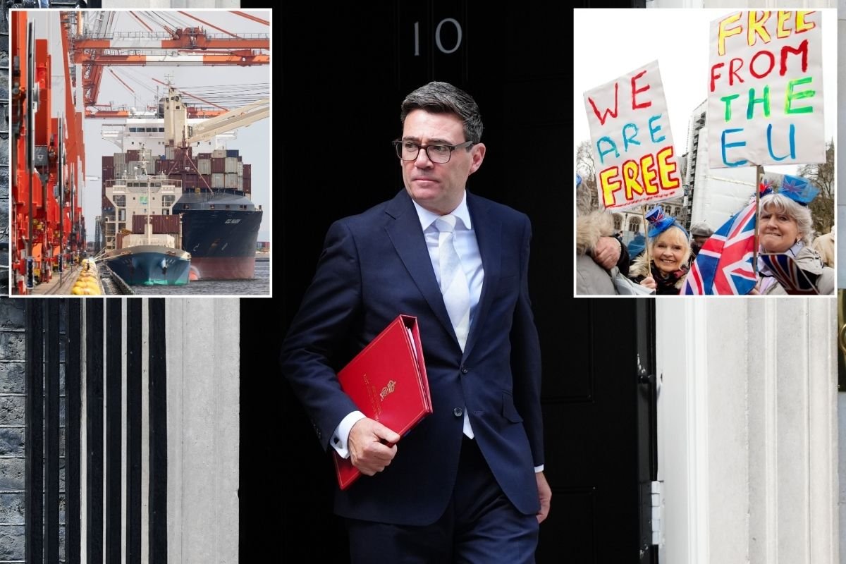 Andy Burnham blames Brexit for low growth... just hours after Labour hailed trade deal only possible outside EU