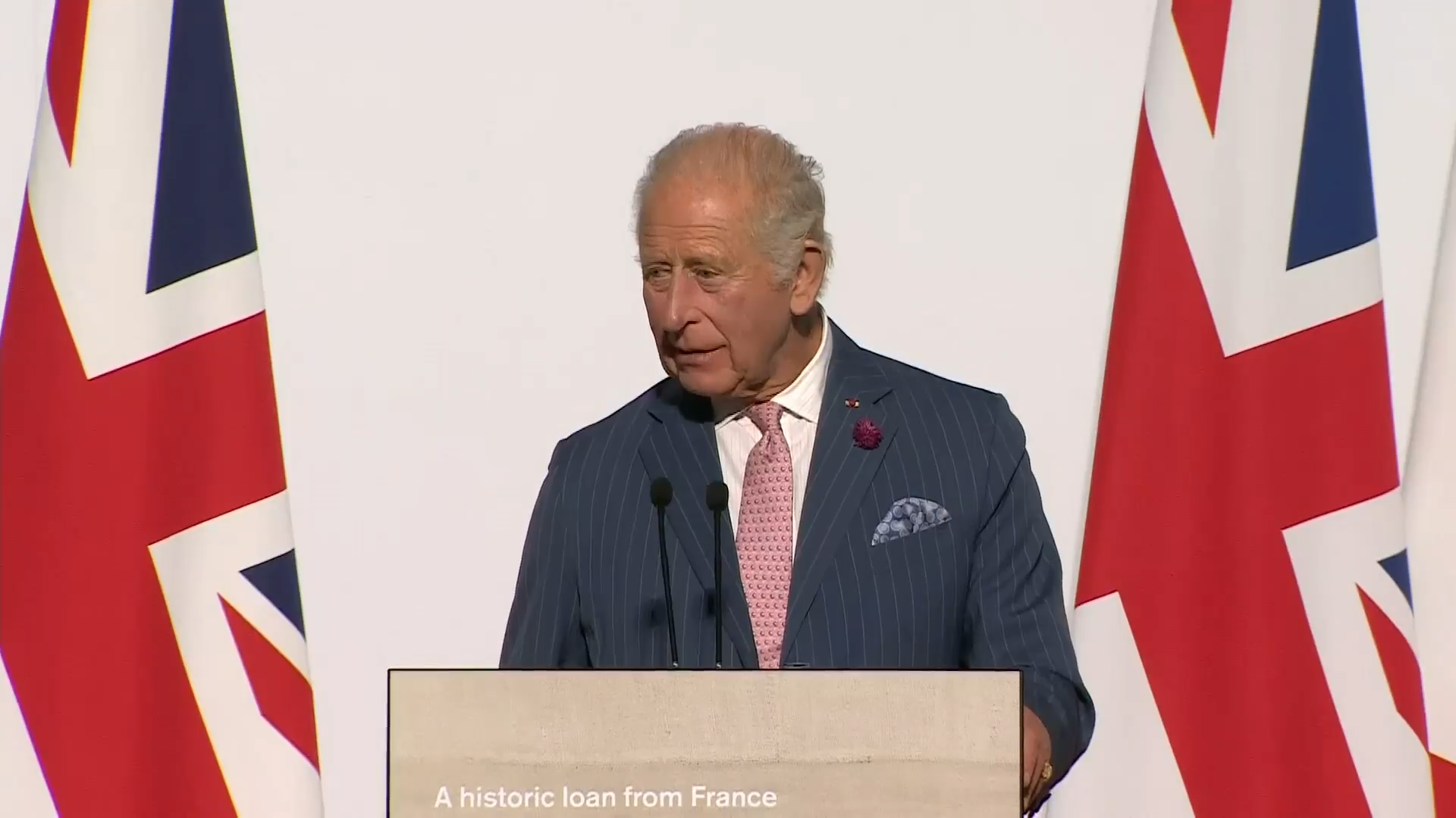 King Charles breaks into French for Emmanuel Macron as he hails Britain’s ‘shared history’ with France