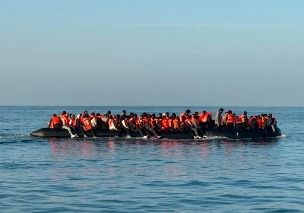 Mega dinghy carrying 140 illegal migrants launches from furthest ever point in Channel
