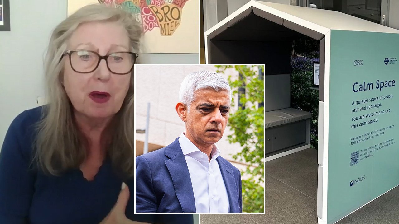 Sadiq Khan torn apart after 'calm space' installed for neurodivergent train passengers: 'Another gimmick!'