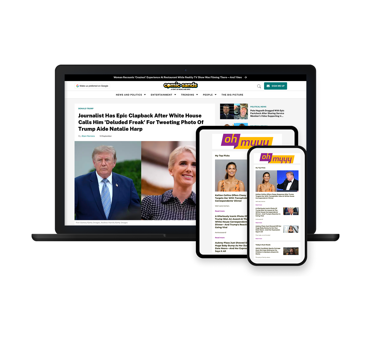 Oh myyy newsletter