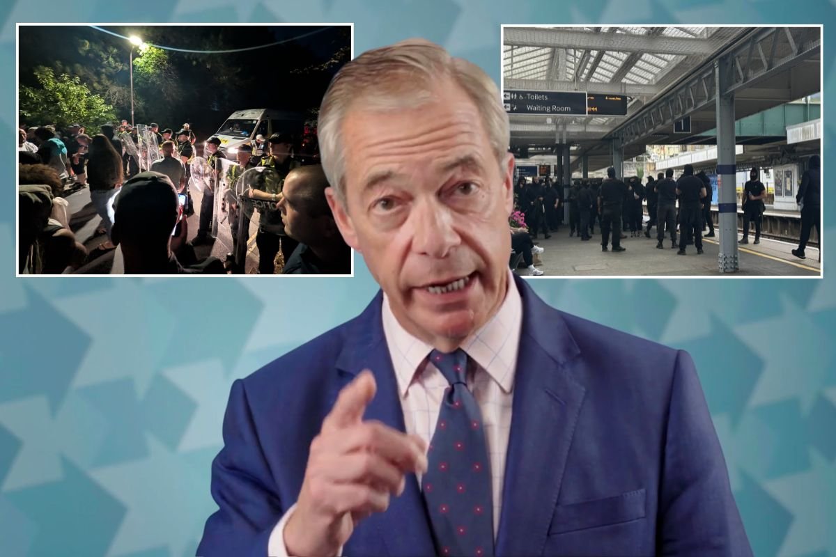 Nigel Farage calls for immediate review of asylum grants as Reform UK leader claims Britain 'on edge of civil disturbance'