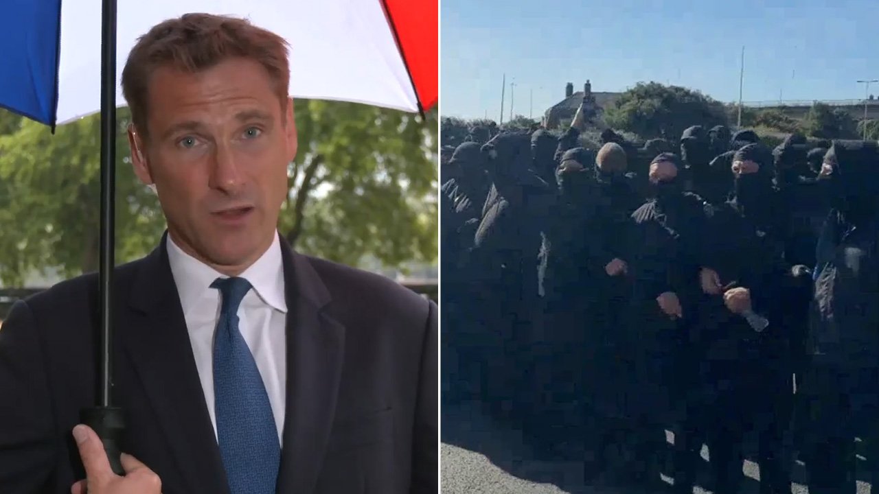 Chris Philp hits out at 'two-tier' treatment of Dover and Portsmouth protests: 'It's part of our democracy!'
