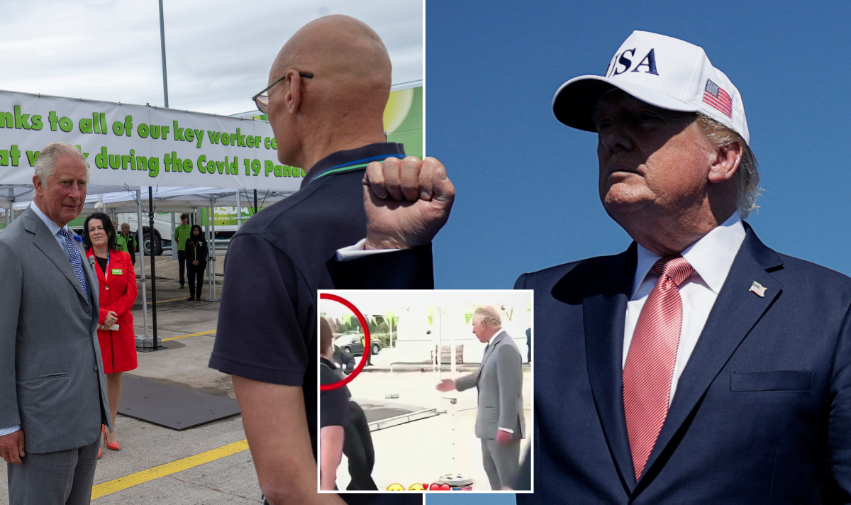 Donald Trump shares manipulated footage of King Charles ignoring fainting Asda worker