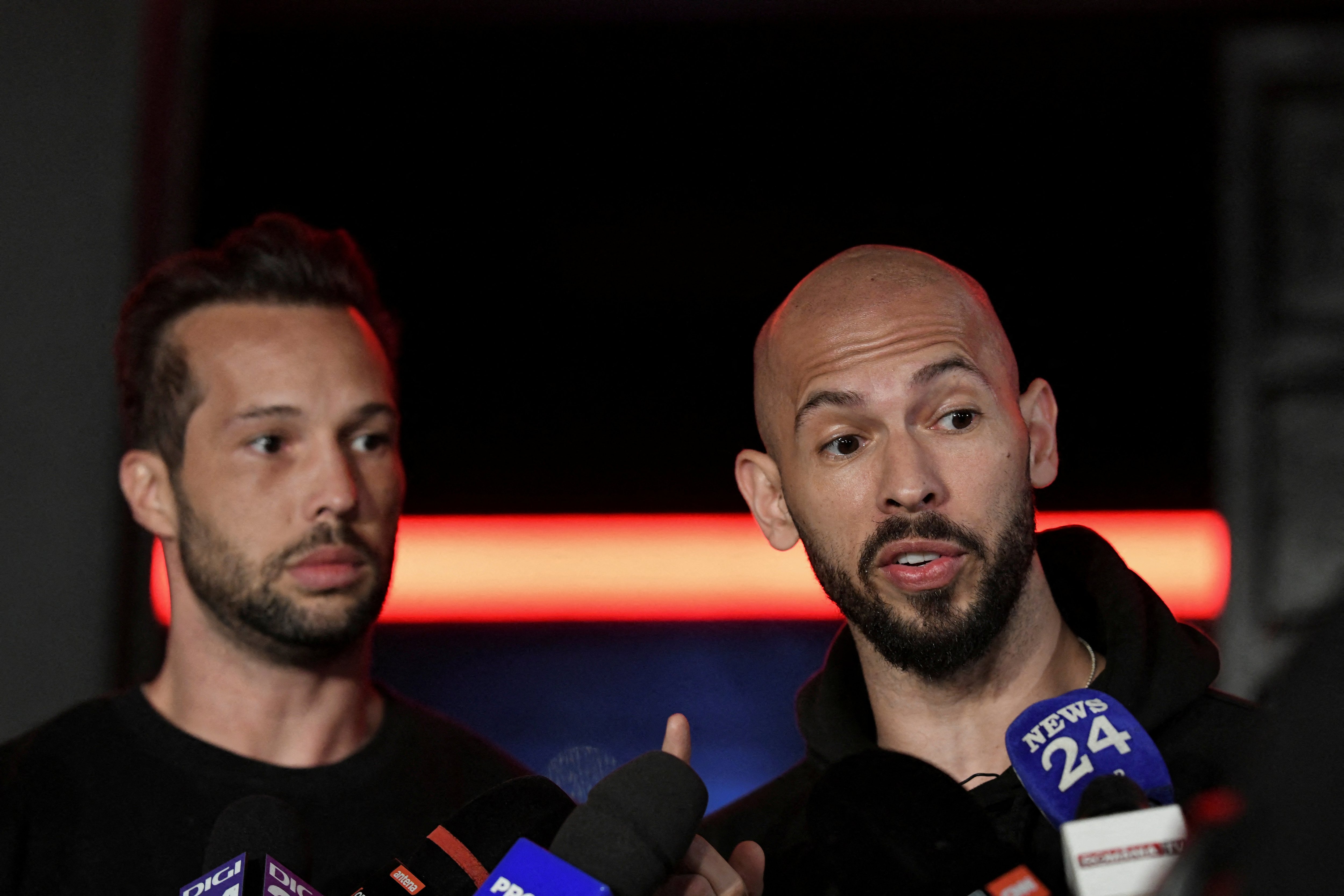 Tate brothers lose bid for release from US jail as they fight extradition to UK
