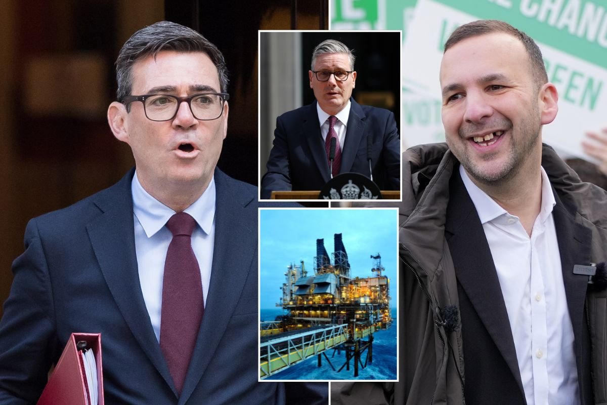 Andy Burnham set to postpone North Sea decision until after showdown with Zack Polanski's Greens