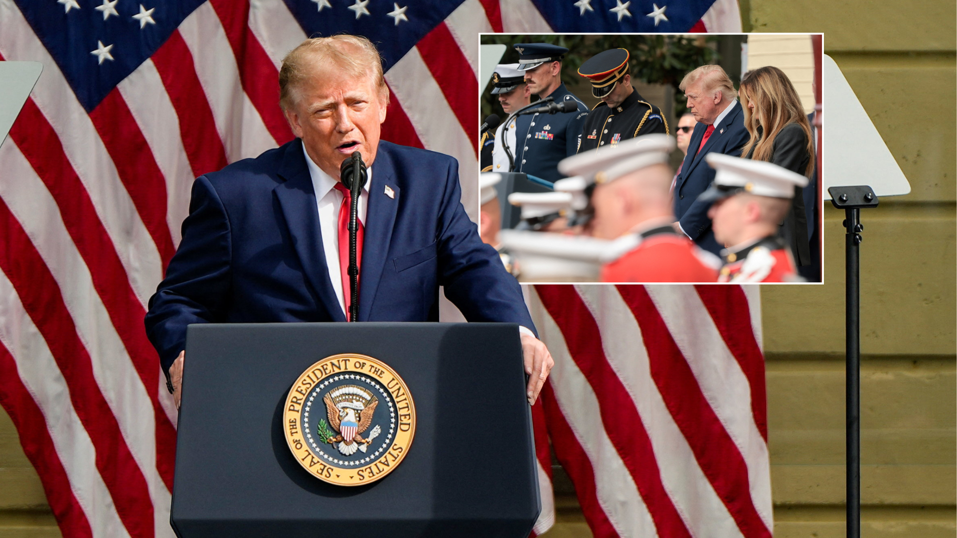 Donald Trump leads 9/11 remembrance with speech at Pentagon: ‘We will never, ever forget’