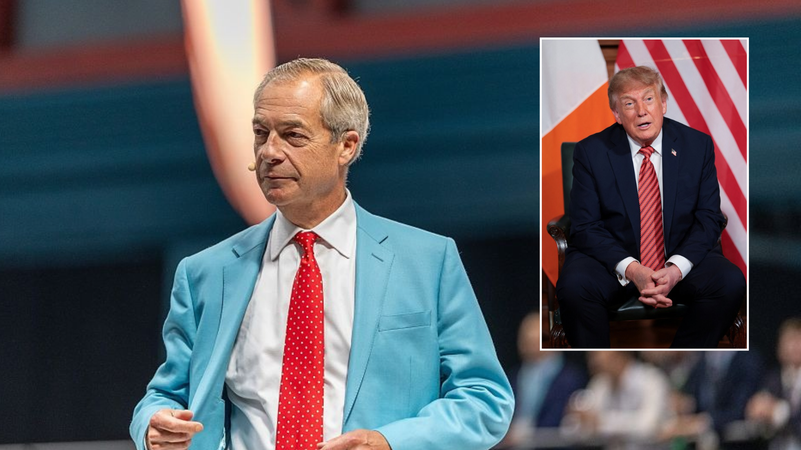 Nigel Farage hits back at Donald Trump over support for Irish reunification