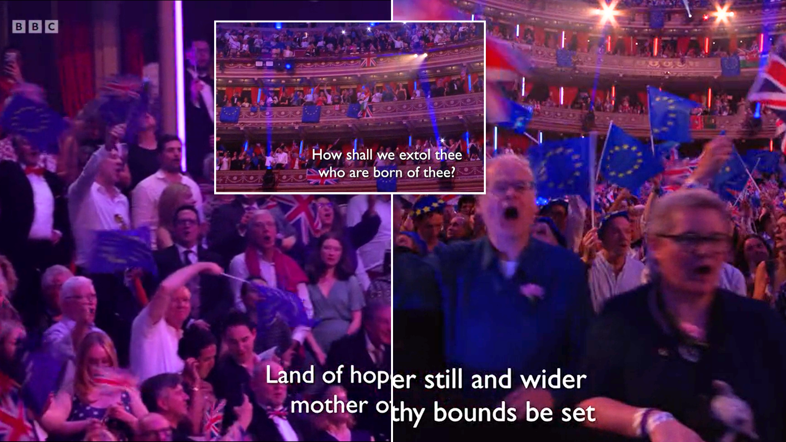 Last Night of the Proms hijacked by EU flags on 10th Brexit anniversary as Union Jacks outnumbered
