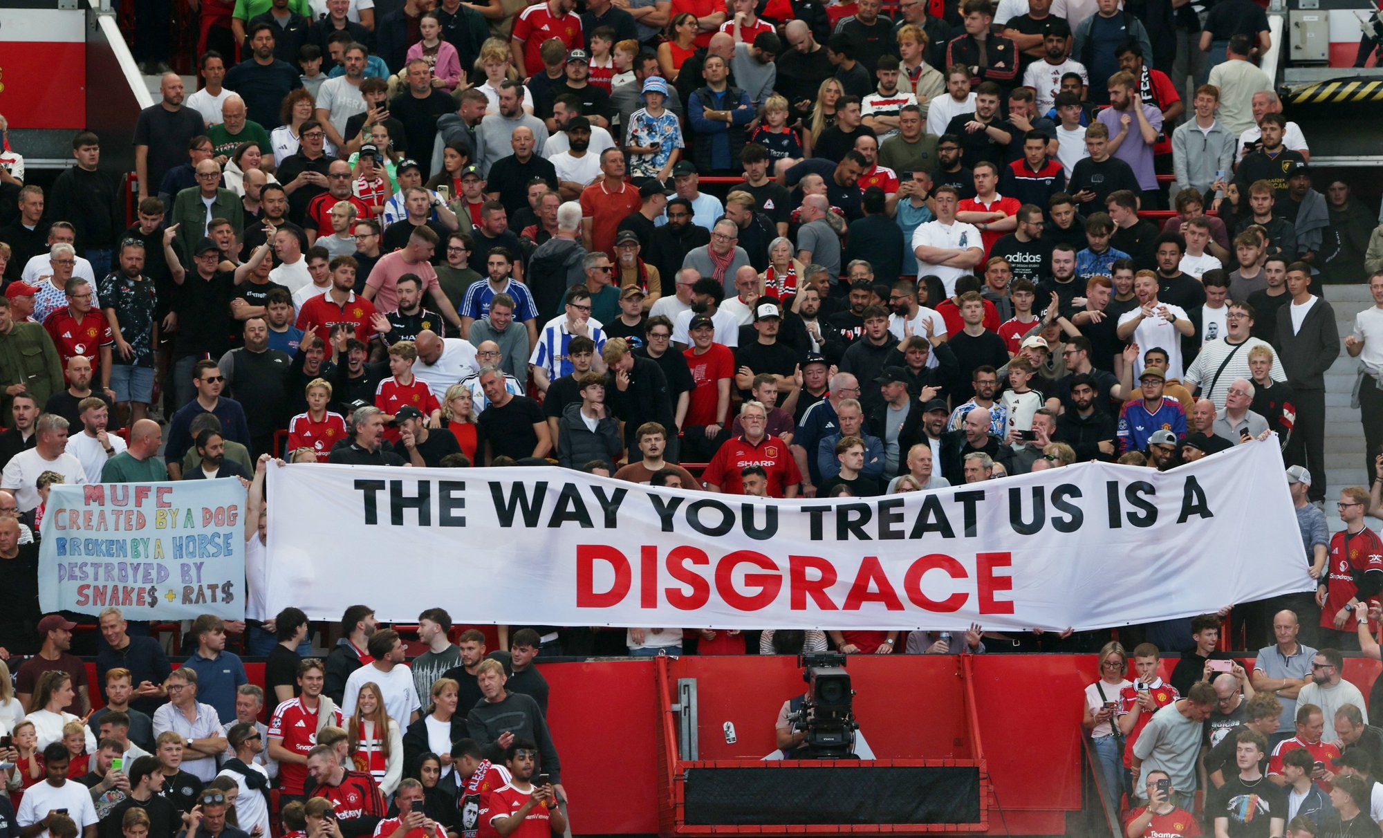 Manchester United fans protest against club's ownership - 'The way you treat us is a disgrace'