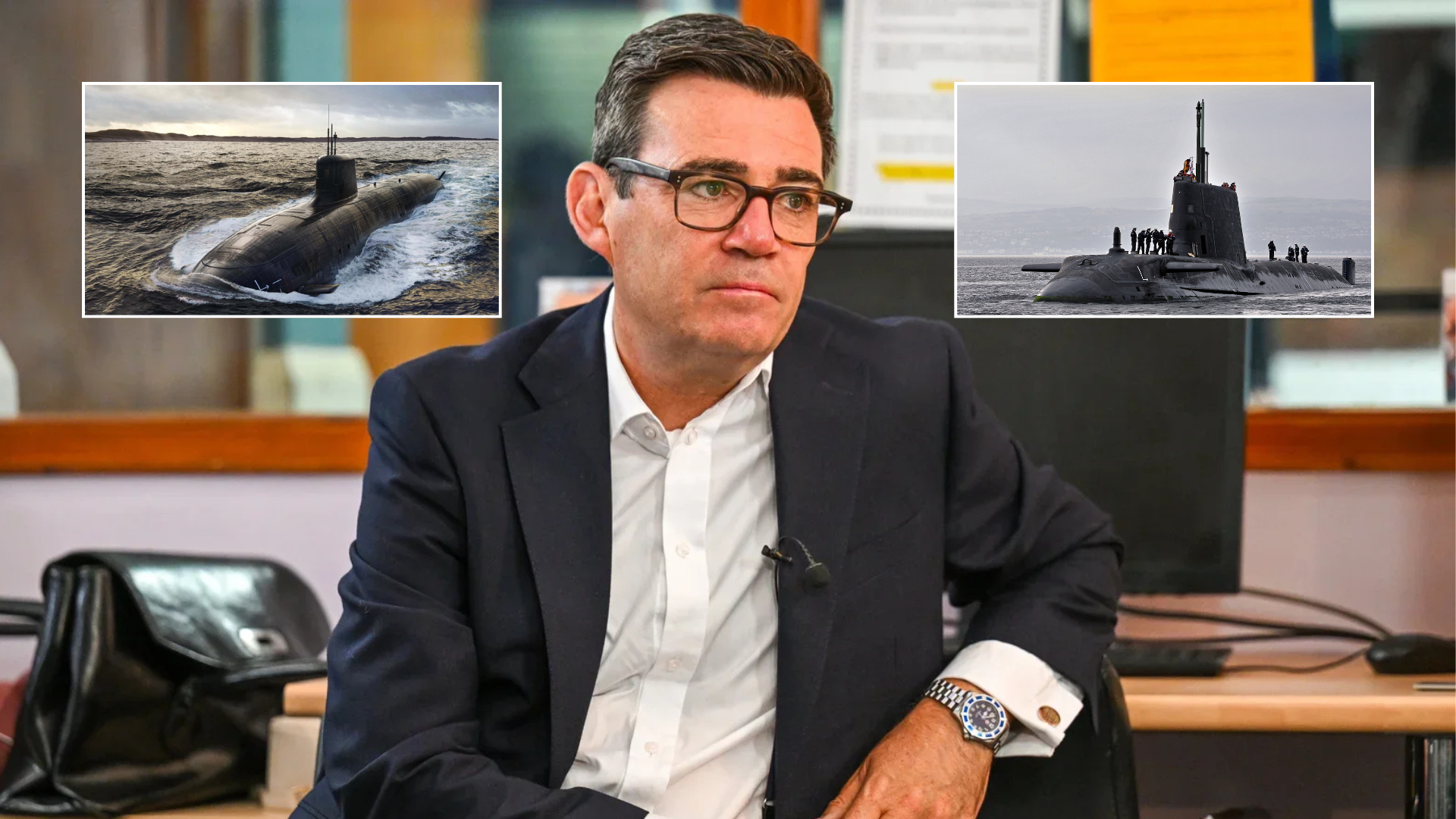 Andy Burnham delays ordering new submarines for TWO years despite global threats