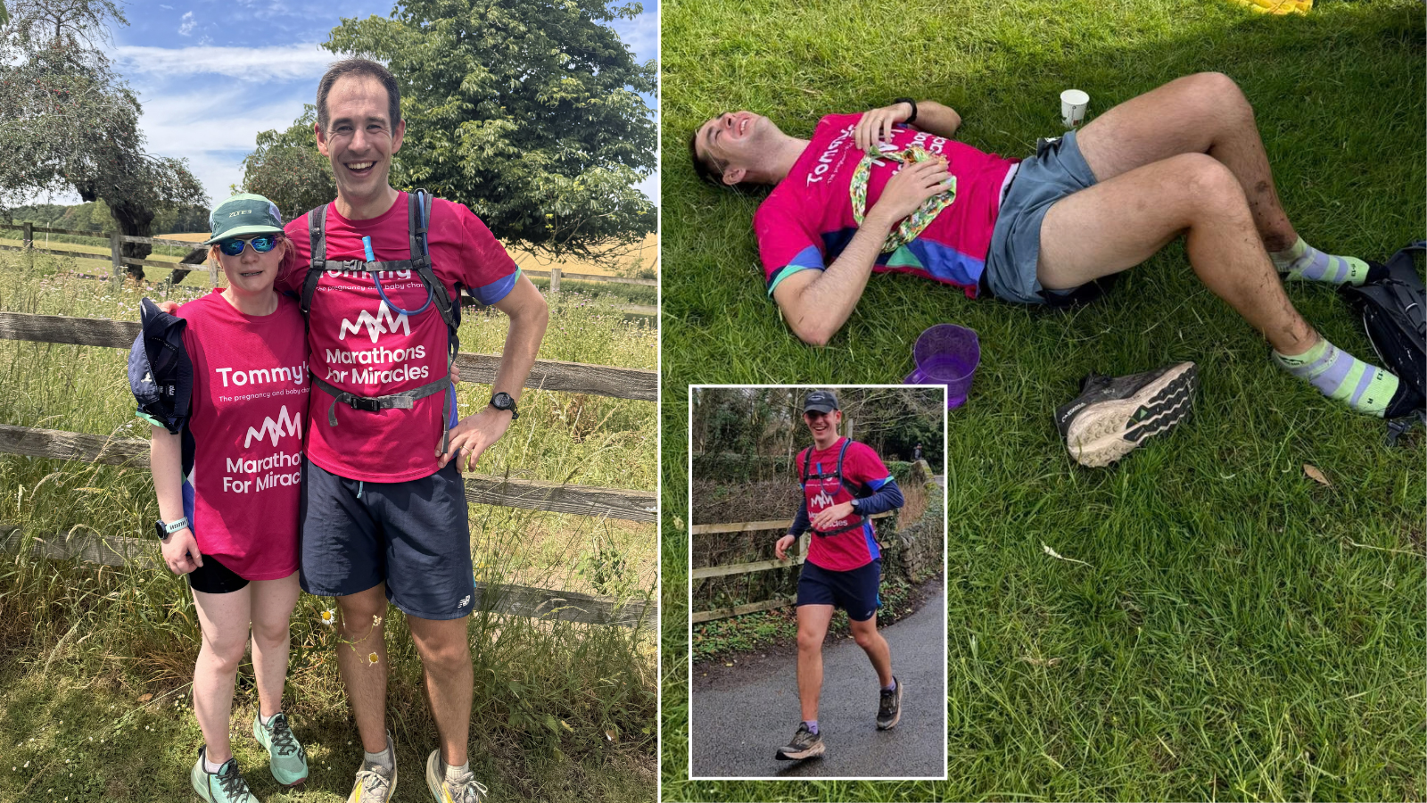 Man runs 39 marathons raising funds to support grieving parents who suffer ​miscarriages