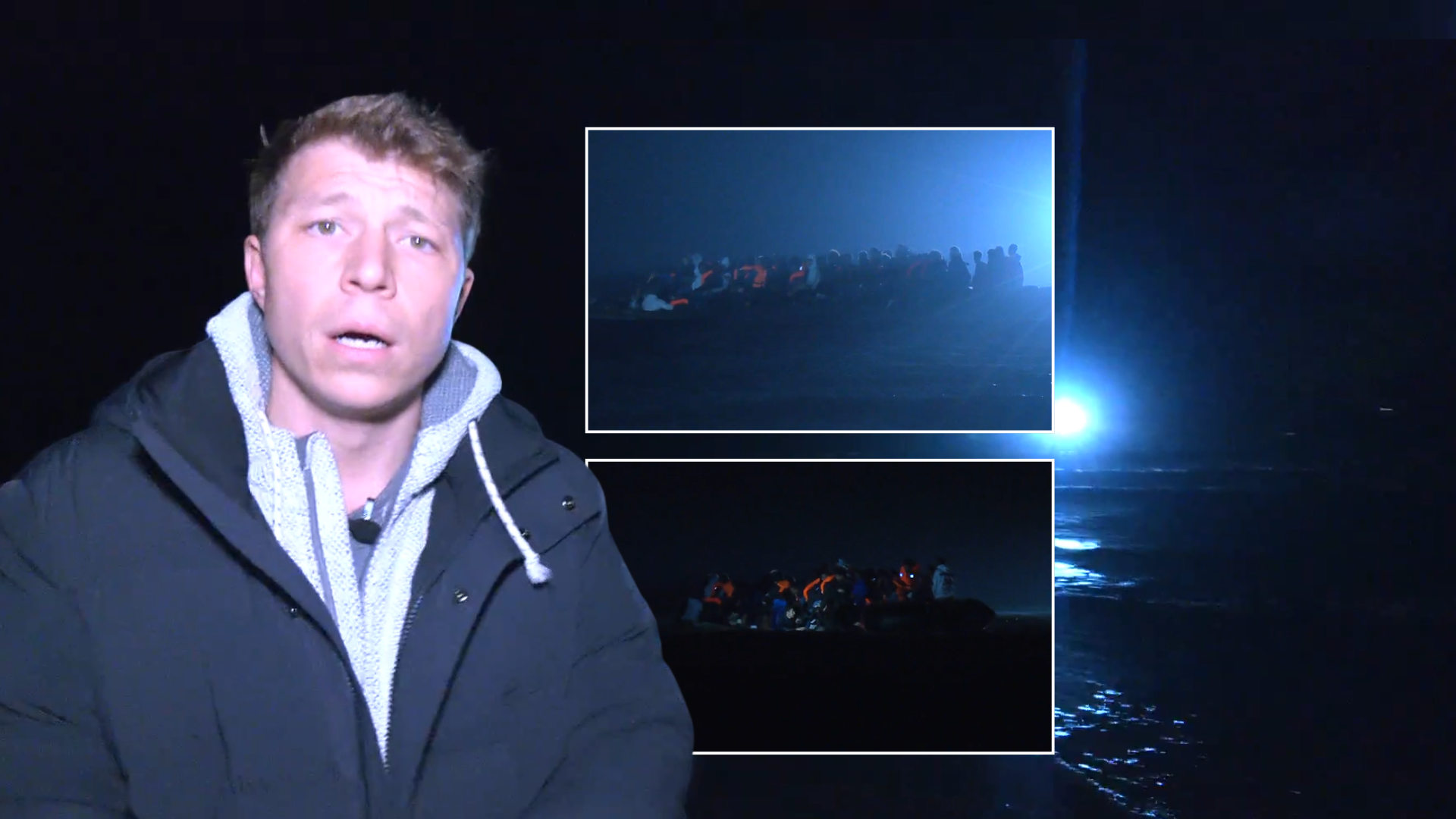 Patrick Christys catches massive migrant boat launch from Calais on camera: ‘These are your new neighbours’