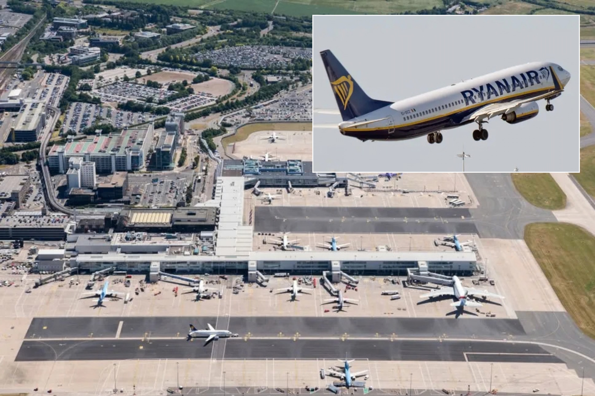 Ryanair flight bound for Africa lands 1,482 miles away... in Birmingham