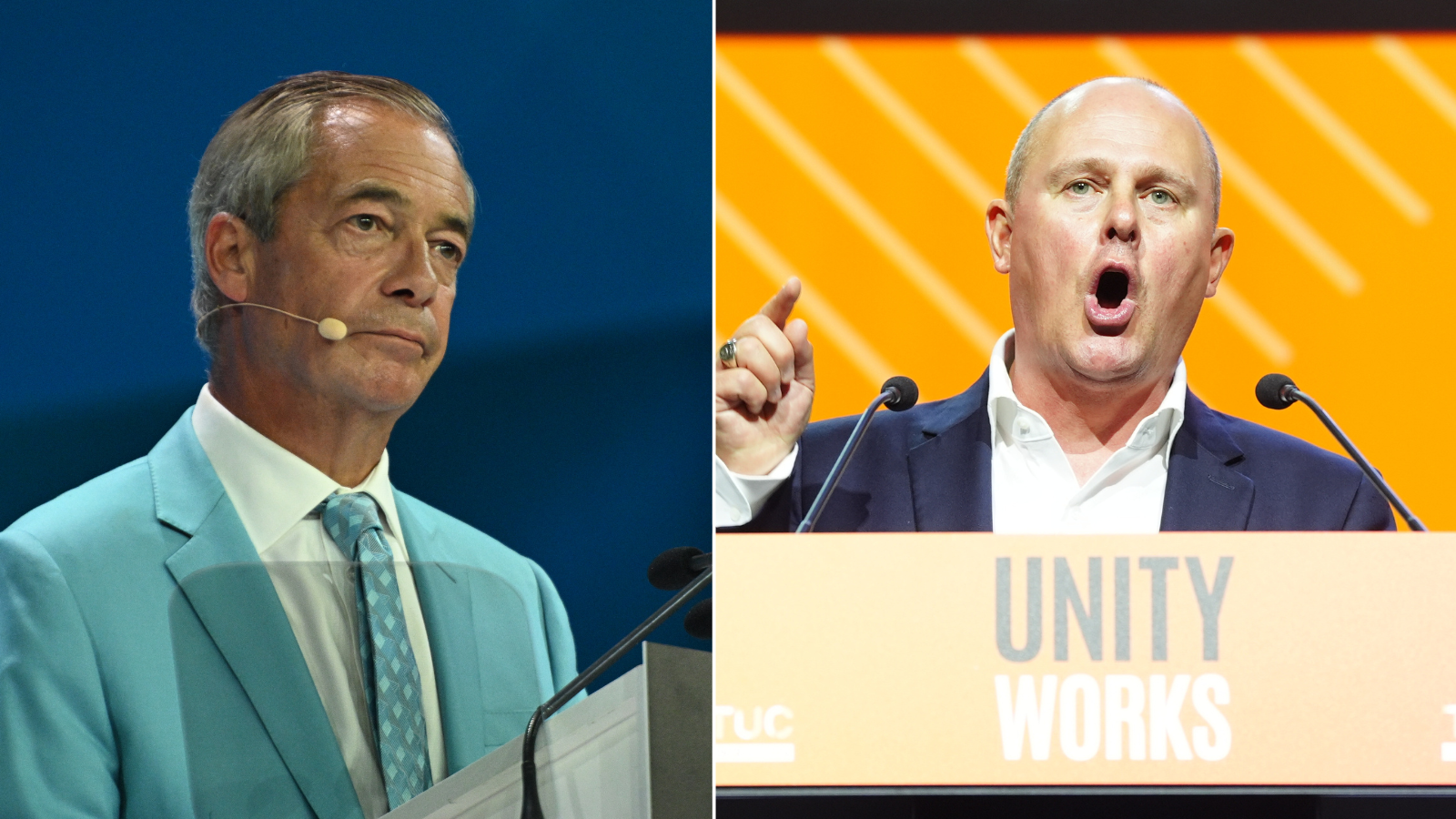 Trade union baron links Nigel Farage to 'US white supremacists'