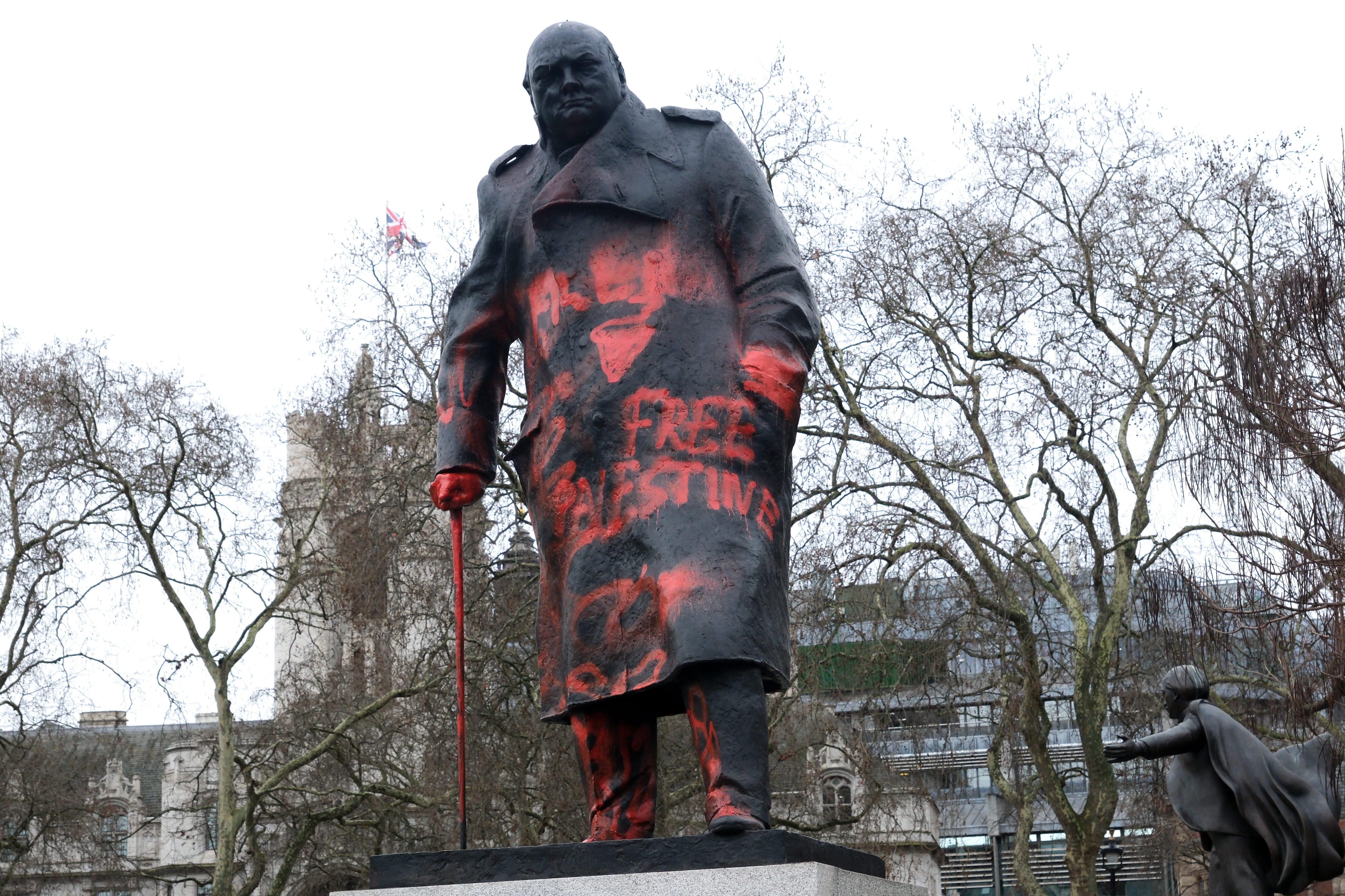 Activist who defaced Churchill statue and caused thousands in damages acquitted