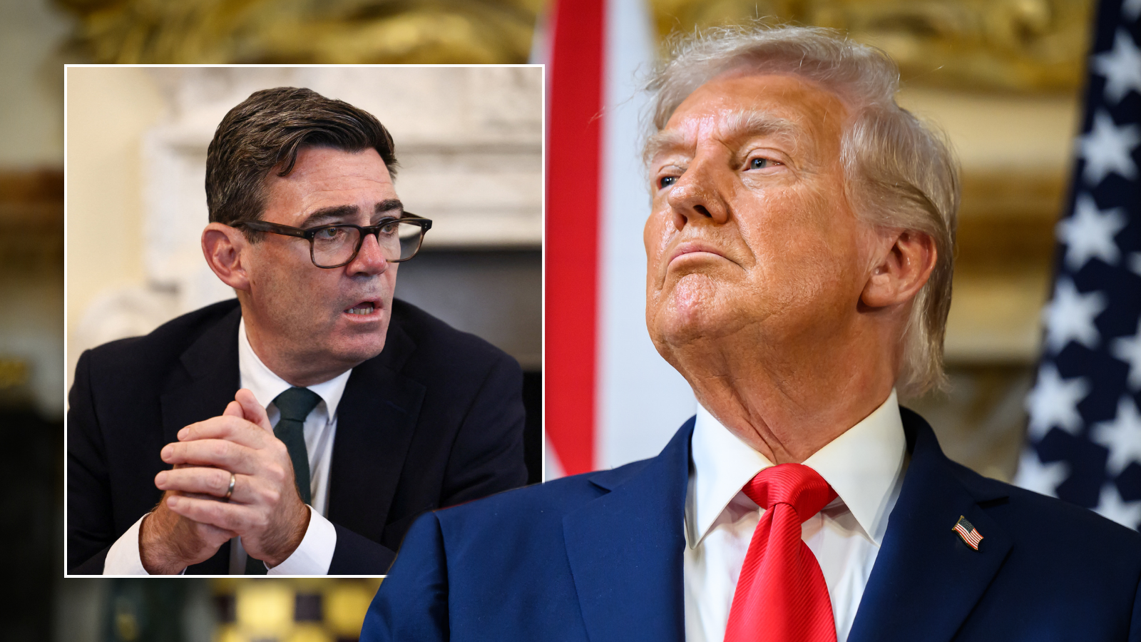Andy Burnham to face Donald Trump in person for first time amid Falklands and Northern Ireland rows