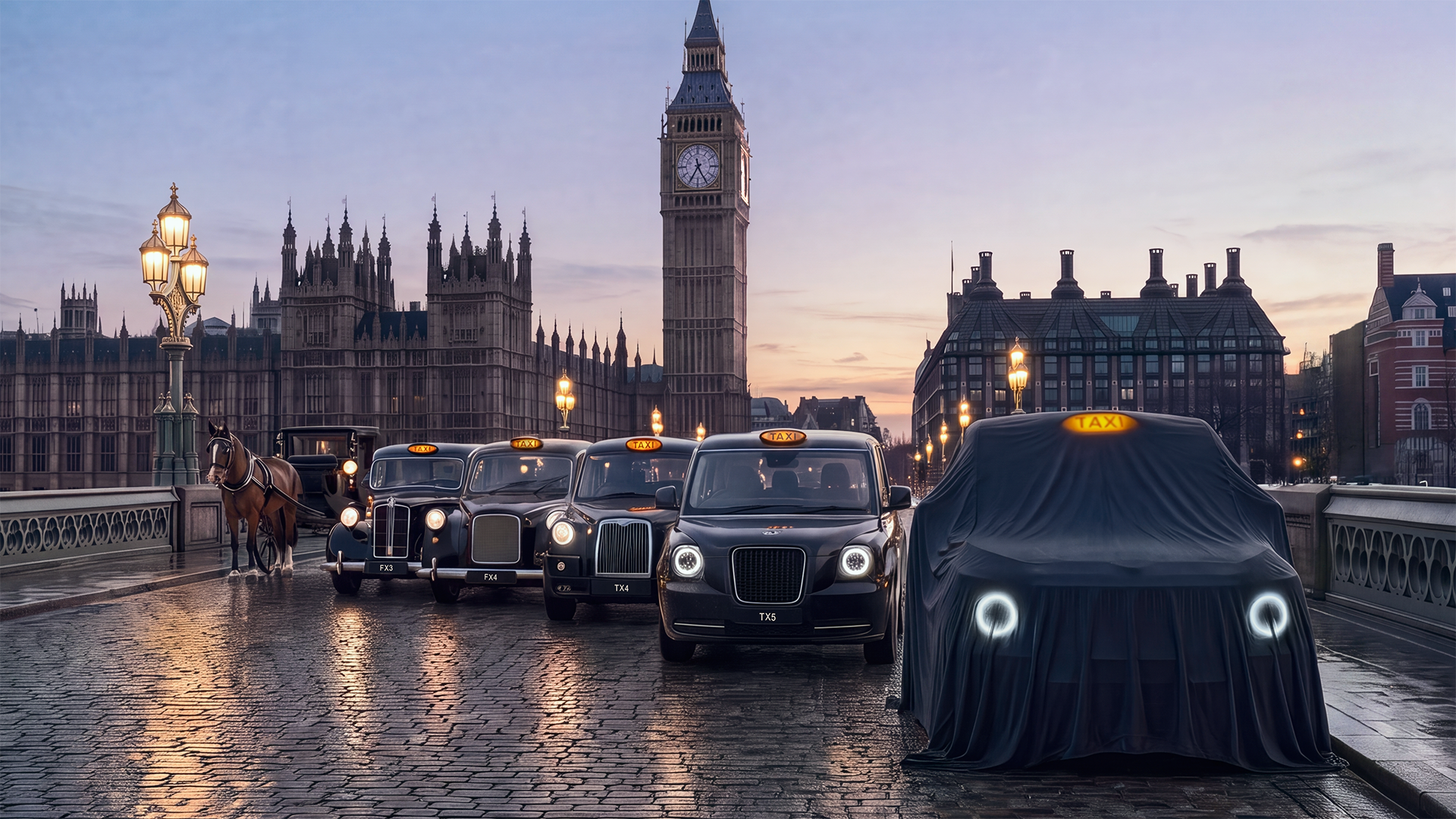 London's iconic black cab taxis set for major overhaul next year