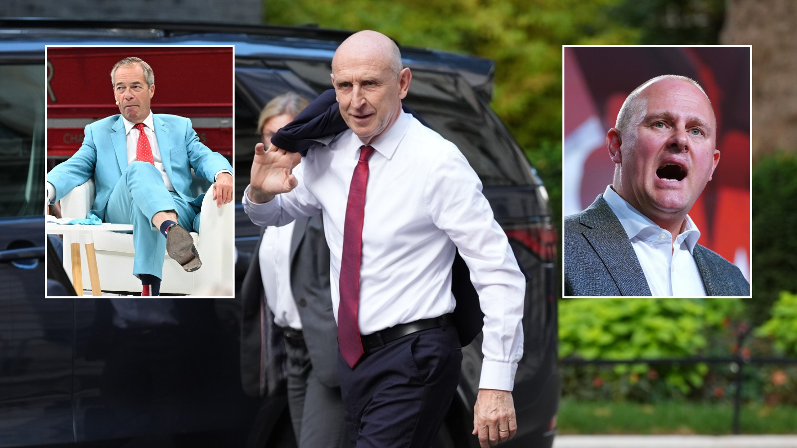 John Healey appoints TUC chief to top Bank of England role after war of words with Nigel Farage