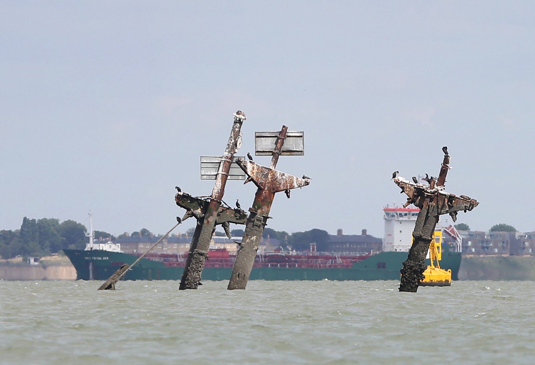 Explosives-filled WW2 vessel set to be removed from River Thames as preparations underway