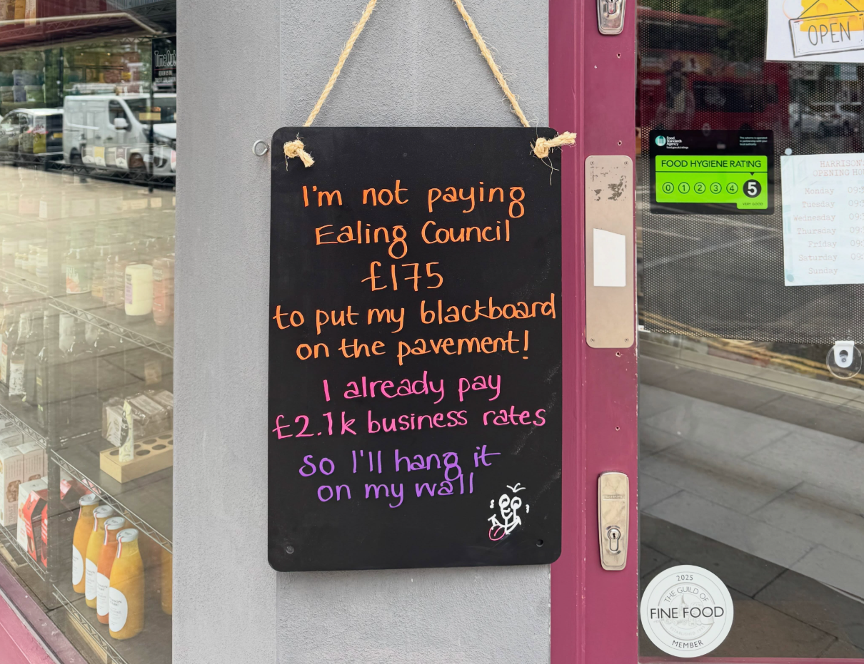 Council busybodies charge struggling shops £175 for just one A-board in 'health and safety' push