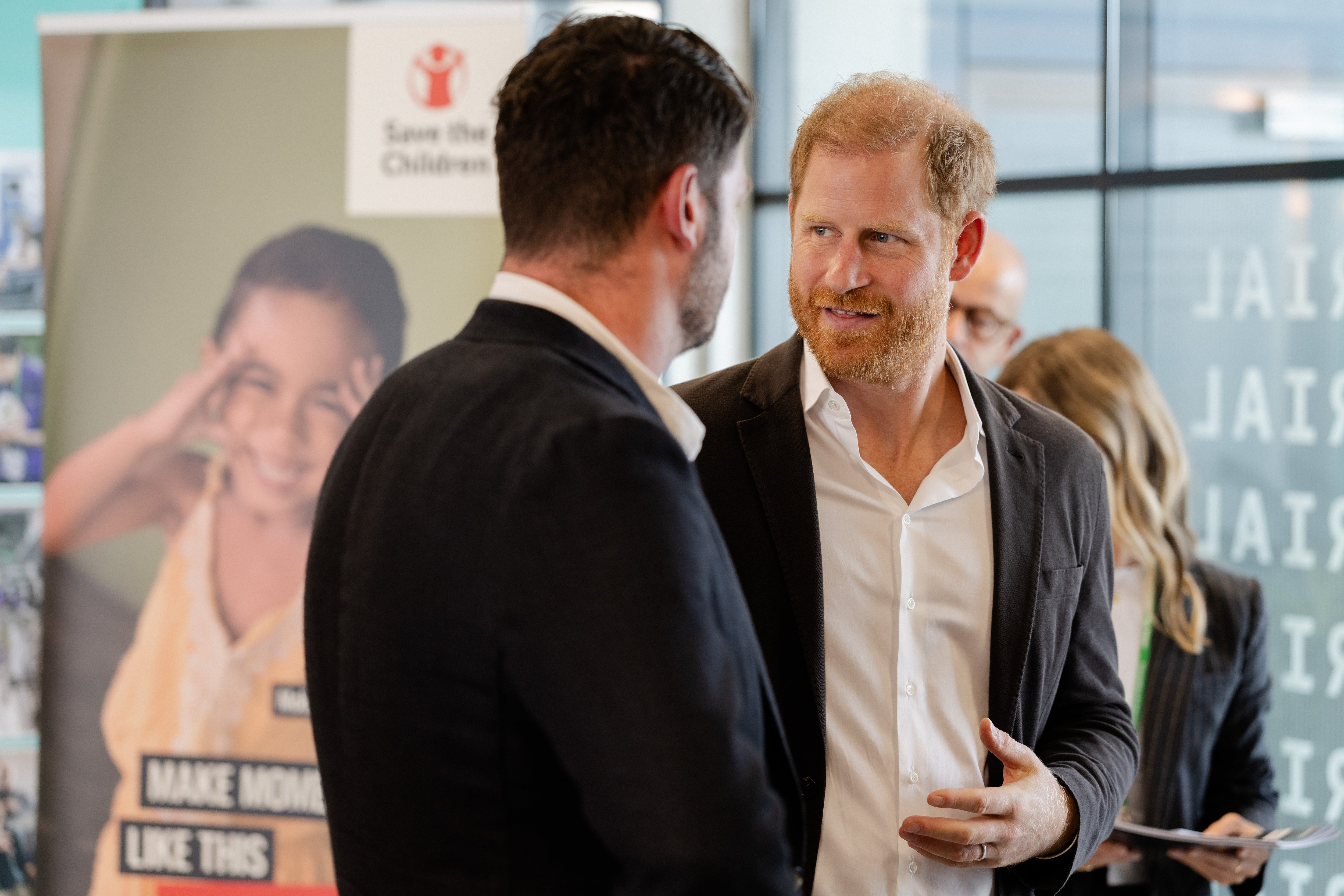 Prince Harry makes surprise appearance as he renews commitment to children injured in war
