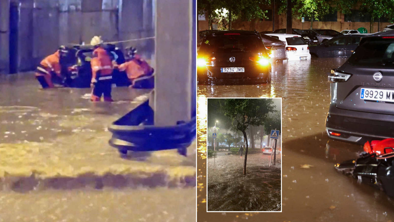 Torrential rain and deadly floods hit British holiday hotspot as 'red' alert issued